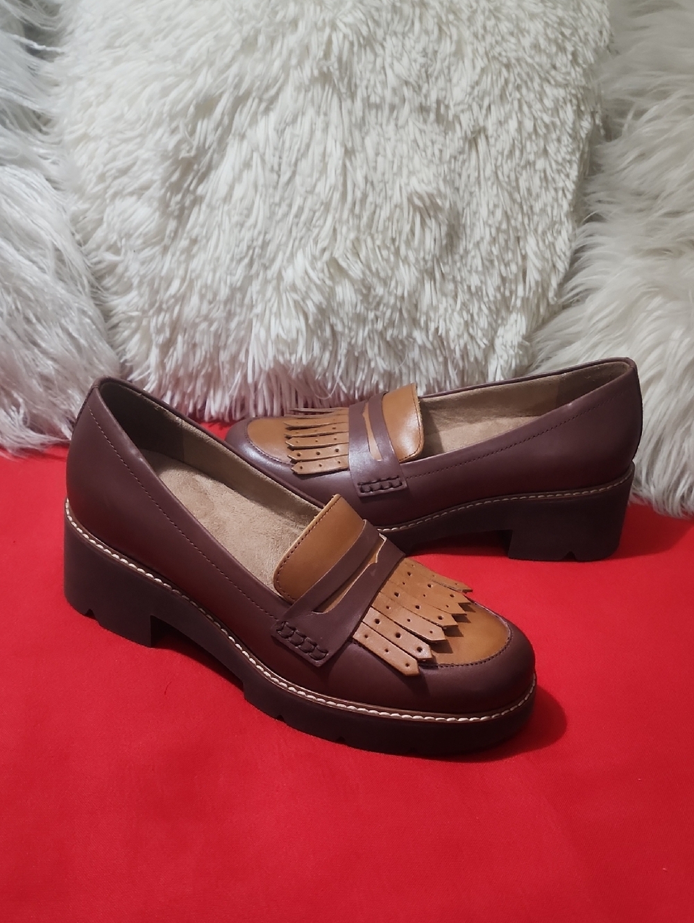 Naturalizer Women's Darcy Tassel Penny Loafer with Heel